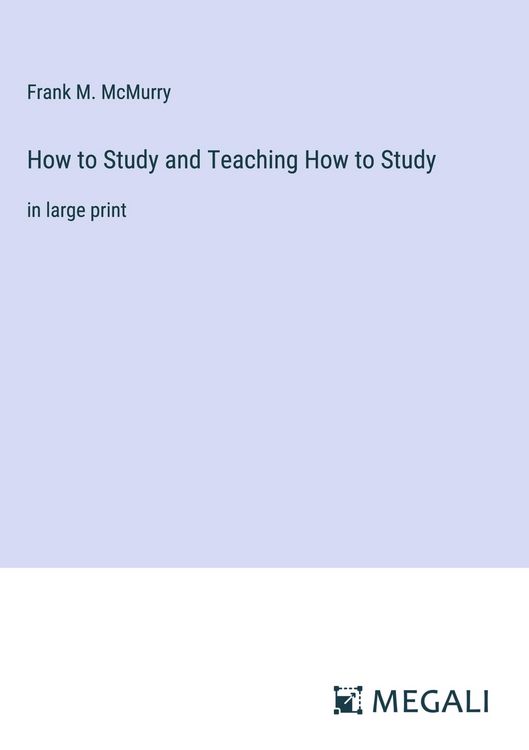 Produktbild: How to Study and Teaching How to Study