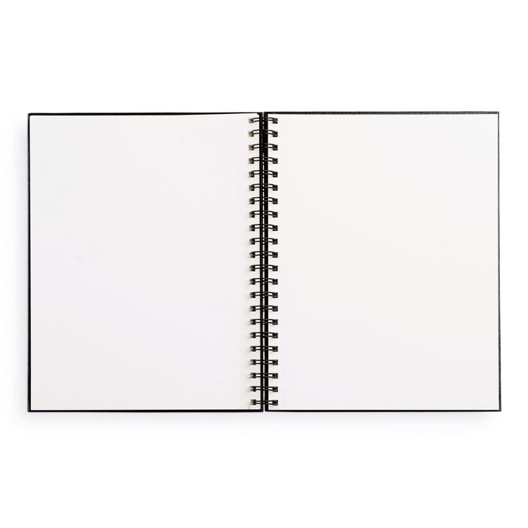 Produktbild: Sketchbook 8.5 X 11 Black Spiral Hardcover Mixed Media Sketchbook for Drawing