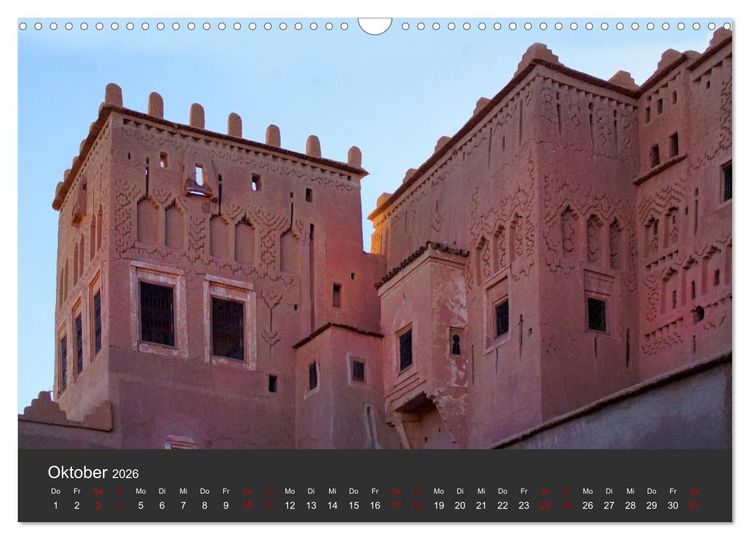 Produktbild: Marokko im Farbenrausch (Wandkalender 2026 DIN A3 quer), CALVENDO Monatskalender
