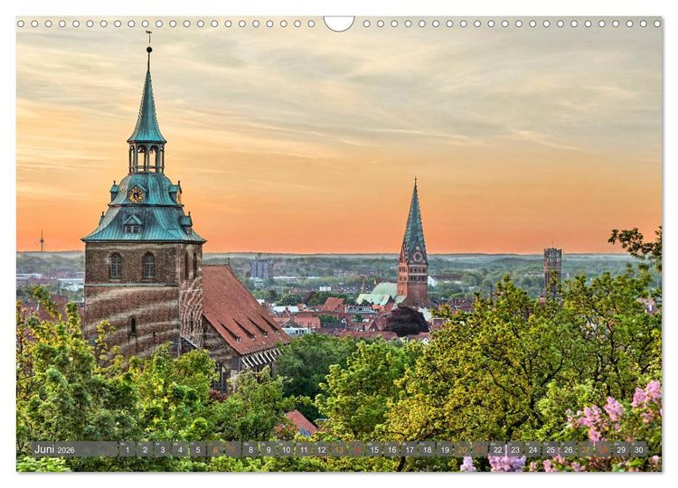 Produktbild: L&Uuml;NEBURG Ein- und Ausblicke von Andreas Voigt (Wandkalender 2026 DIN A3 quer), CALVENDO Monatskalender