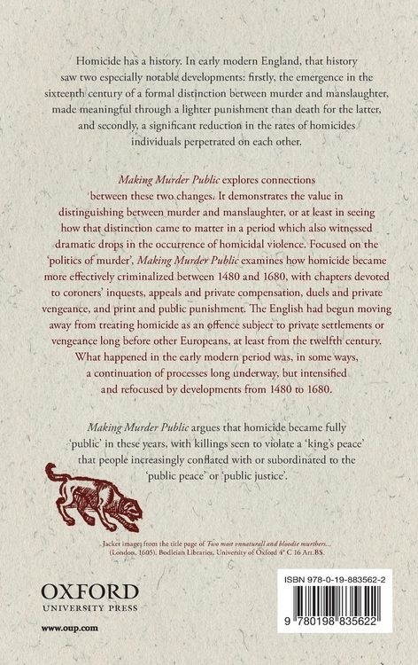 Produktbild: Making Murder Public