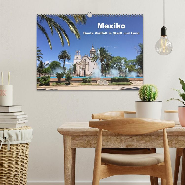 Produktbild: Mexiko - Bunte Vielfalt in Stadt und Land (Wandkalender 2026 DIN A3 quer), CALVENDO Monatskalender