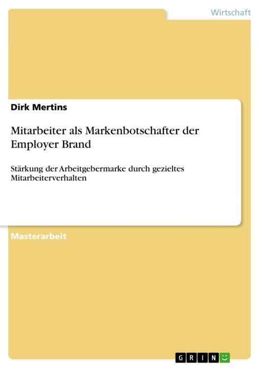 Produktbild: Mitarbeiter als Markenbotschafter der Employer Brand