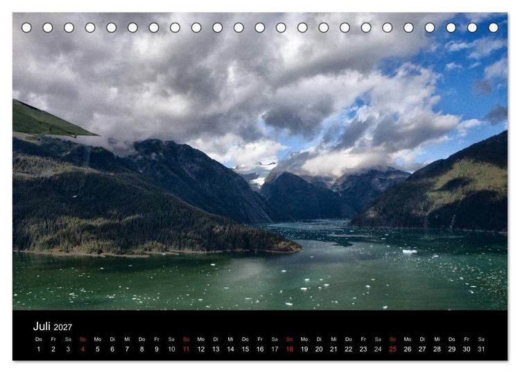 Produktbild: FASZINATION ALASKA Expedition durch die Inside Passage (Tischkalender 2027 DIN A5 quer), CALVENDO Monatskalender