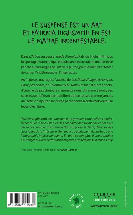 Produktbild: L'art du suspense : mode d'emploi