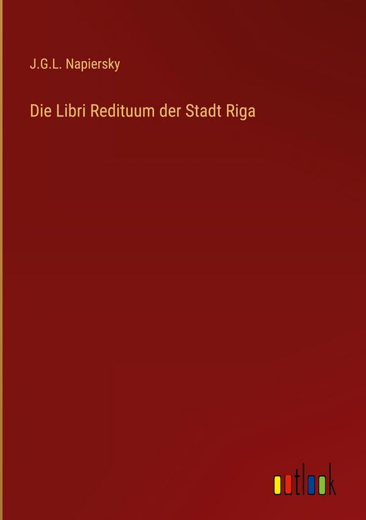 Produktbild: Die Libri Redituum der Stadt Riga
