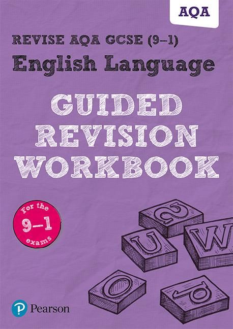 Produktbild: Pearson REVISE AQA GCSE English Language Guided Revision Workbook - for 2026, 2027 exams