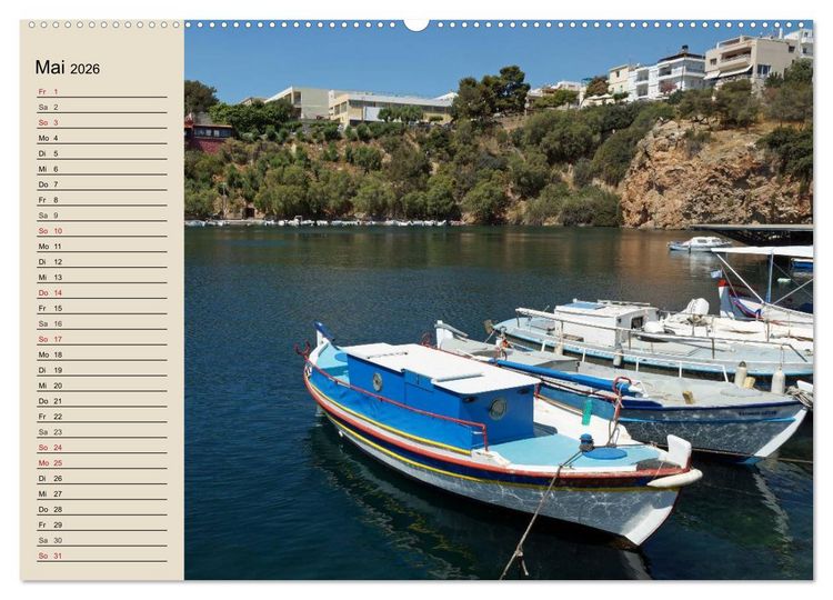 Produktbild: Gro&szlig;er Grieche Kreta (hochwertiger Premium Wandkalender 2026 DIN A2 quer), Kunstdruck in Hochglanz