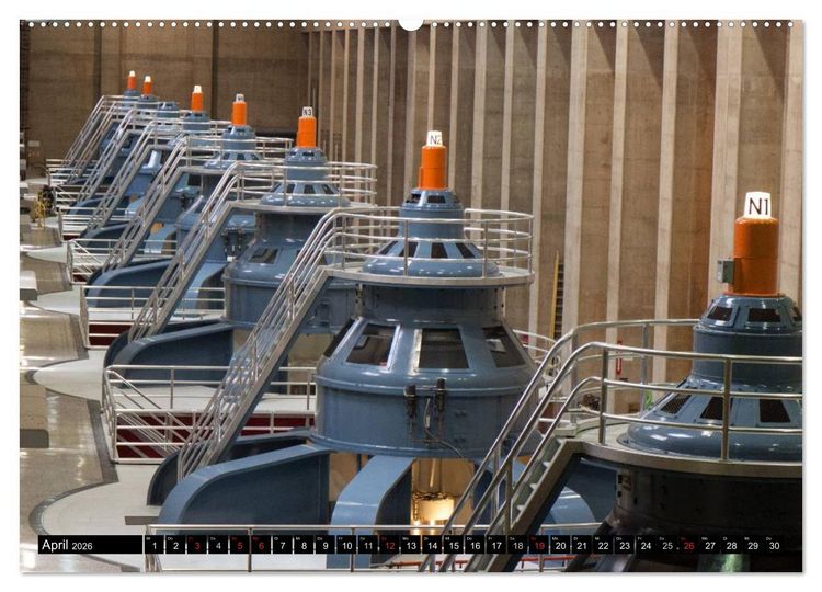 Produktbild: Der Hoover Staudamm (hochwertiger Premium Wandkalender 2026 DIN A2 quer), Kunstdruck in Hochglanz