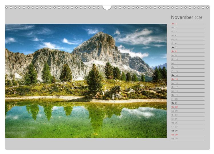 Produktbild: Ufer der Tr&auml;ume (Wandkalender 2026 DIN A3 quer), CALVENDO Monatskalender