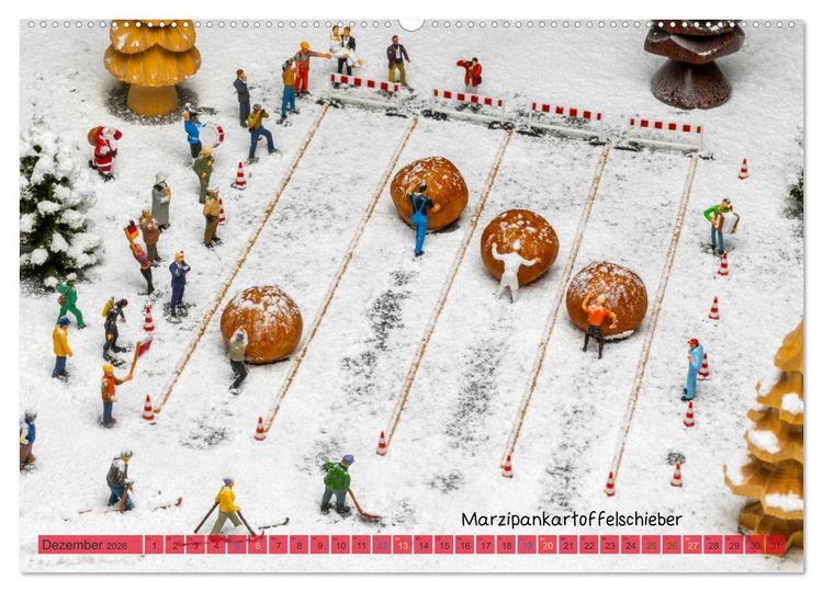 Produktbild: Mandelentz&uuml;ndung ... und andere Mini-Welten (Wandkalender 2026 DIN A2 quer), CALVENDO Monatskalender