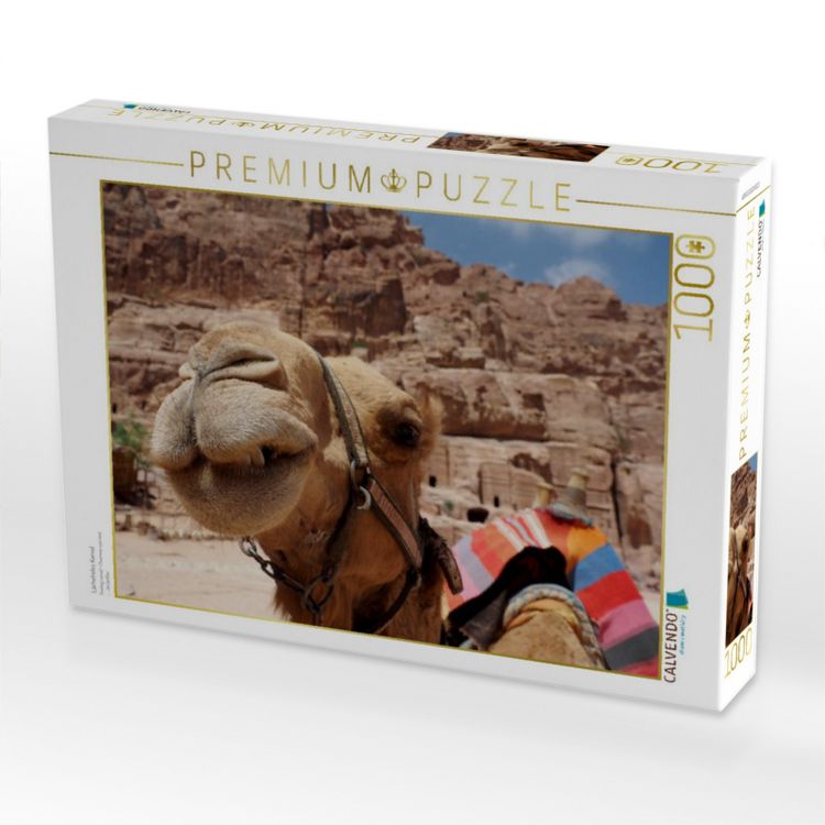 Produktbild: CALVENDO Puzzle L&auml;chelndes Kamel | 1000 Teile Lege-Gr&ouml;&szlig;e 64x48cm Foto-Puzzle f&uuml;r gl&uuml;ckliche Stunden