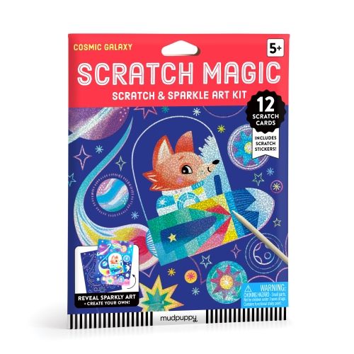 Produktbild: Cosmic Galaxy Scratch & Sparkle Art Activity Kit