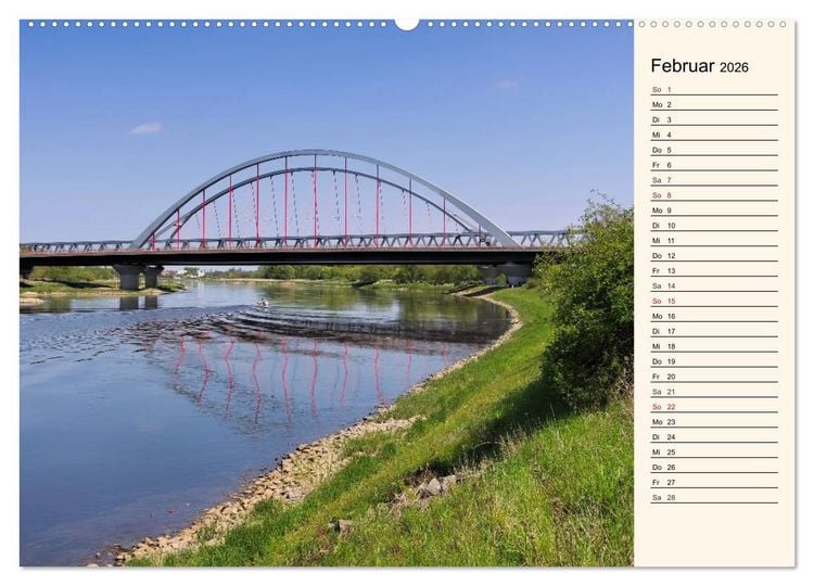 Produktbild: Lutherstadt Wittenberg - Stadt der Reformation (hochwertiger Premium Wandkalender 2026 DIN A2 quer), Kunstdruck in Hochglanz
