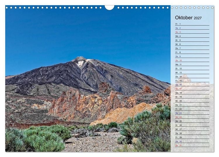 Produktbild: TENERIFFA - Zauberhafte Vulkaninsel (Wandkalender 2027 DIN A3 quer), CALVENDO Monatskalender