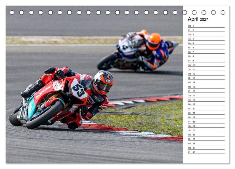 Produktbild: Faszination Superbikes (Tischkalender 2027 DIN A5 quer), CALVENDO Monatskalender