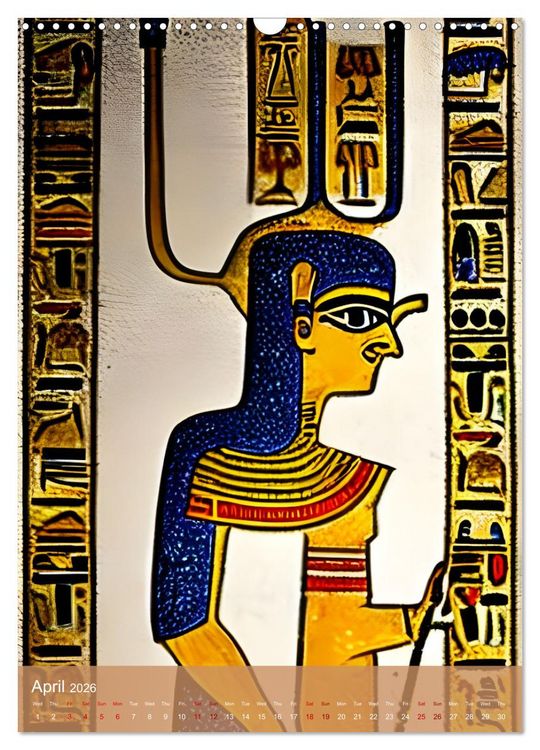 Produktbild: Ancient Egypt - Digital Artwork created by Artificial Intelligence (Wall Calendar 2026 DIN A3 portrait), CALVENDO 12 Month Wall Calendar