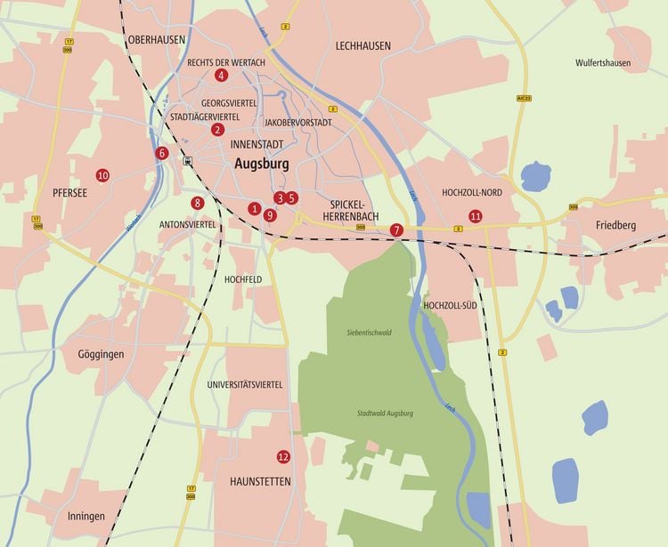Produktbild: Zu Fu&szlig; durch Augsburg