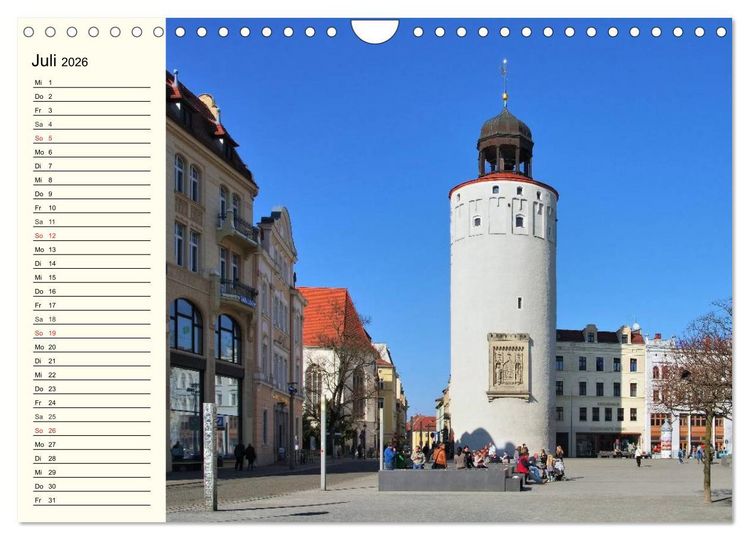 Produktbild: G&ouml;rlitz - Die Perle Niederschlesiens (Wandkalender 2026 DIN A4 quer), CALVENDO Monatskalender