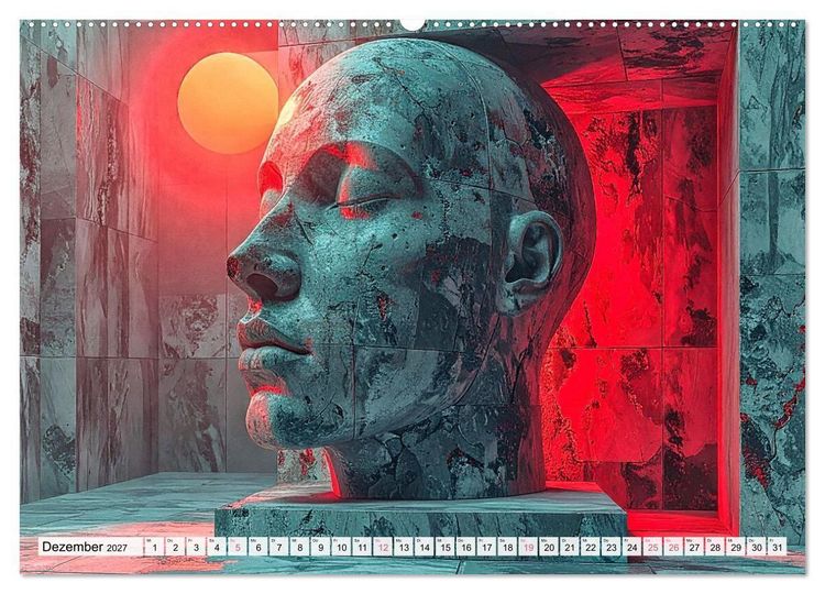 Produktbild: Anima Architectura, der Geist der Steine (hochwertiger Premium Wandkalender 2027 DIN A2 quer), Kunstdruck in Hochglanz