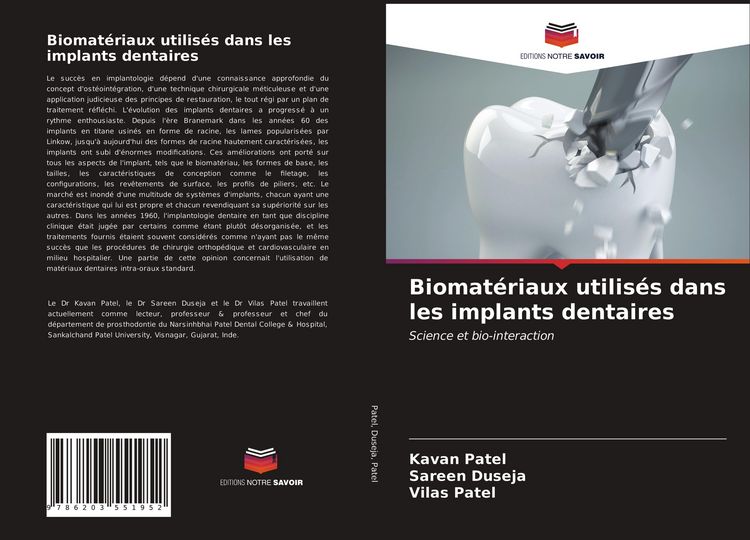 Produktbild: Biomat&eacute;riaux utilis&eacute;s dans les implants dentaires