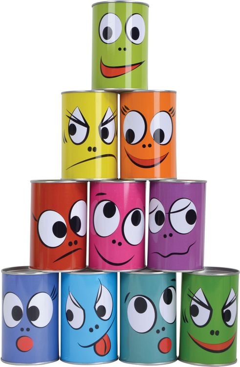 Produktbild: Dosenwurfspiel, im 4C Karton, (Set 10 Dosen)