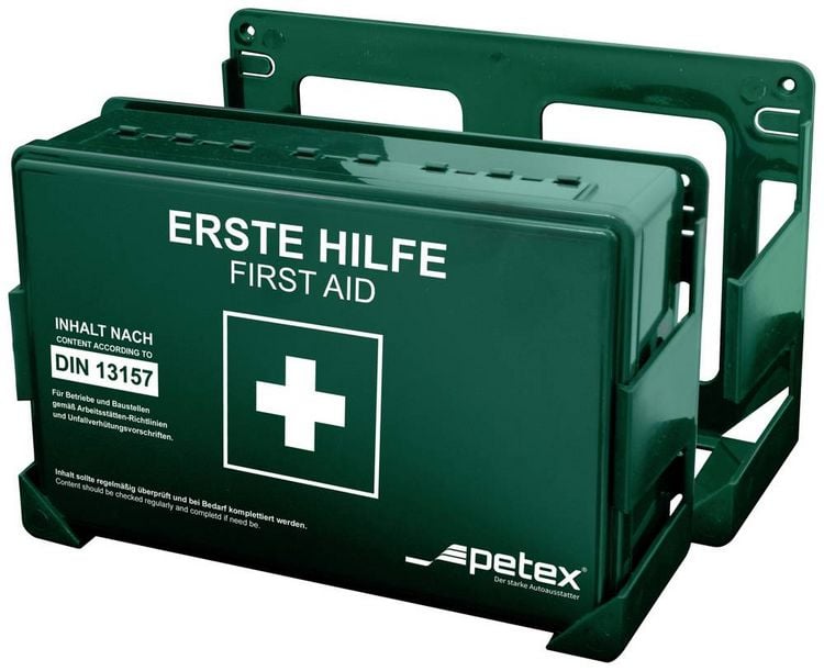 Produktbild: Petex 43924213 Erste Hilfe Koffer DIN 13157 270 x 85 x 180 Gr&uuml;n