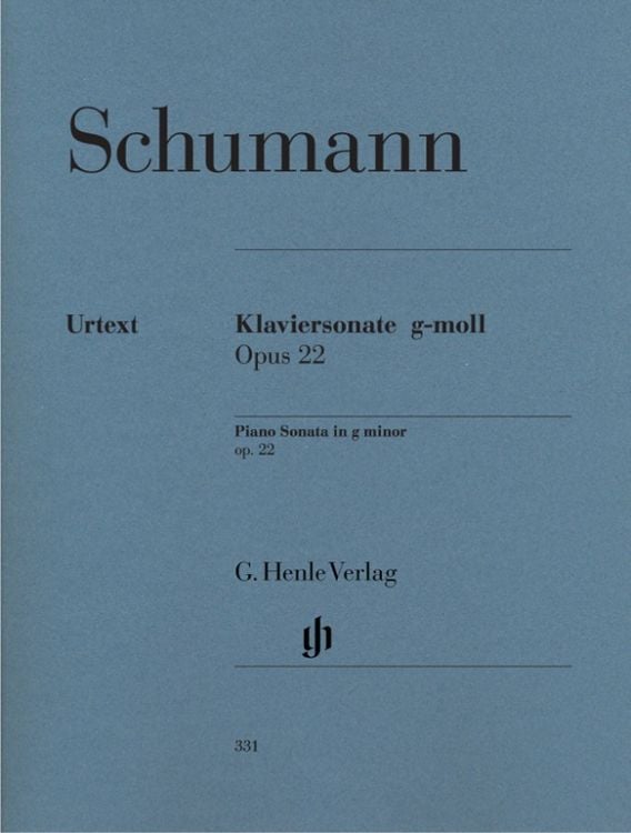 Produktbild: Robert Schumann - Klaviersonate g-moll op. 22 (mit ursprünglichem Finalsatz)