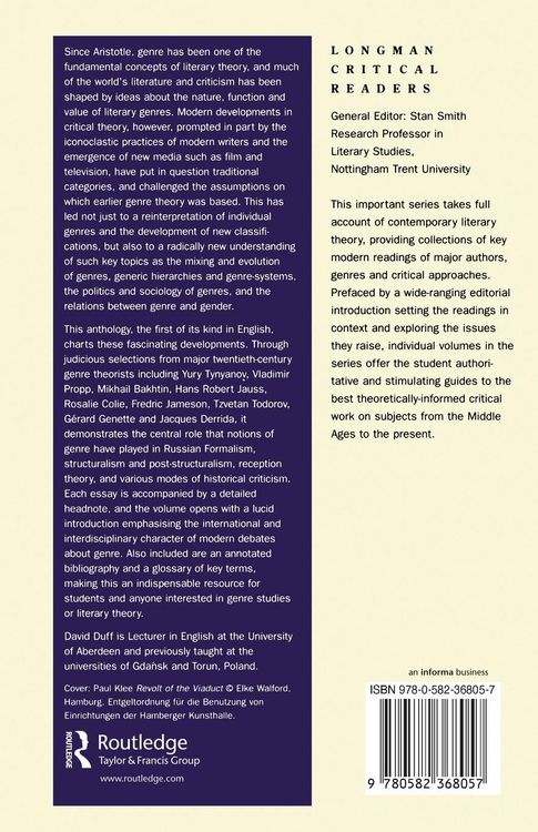 Produktbild: Modern Genre Theory