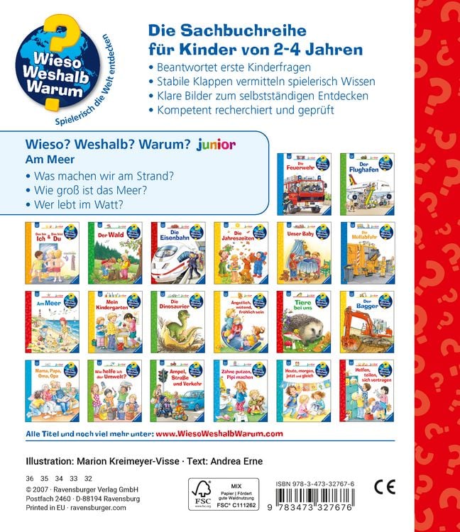 Produktbild: Am Meer / Wieso? Weshalb? Warum? Junior Bd. 17