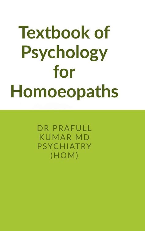 Produktbild: Textbook of Psychology for Homoeopaths