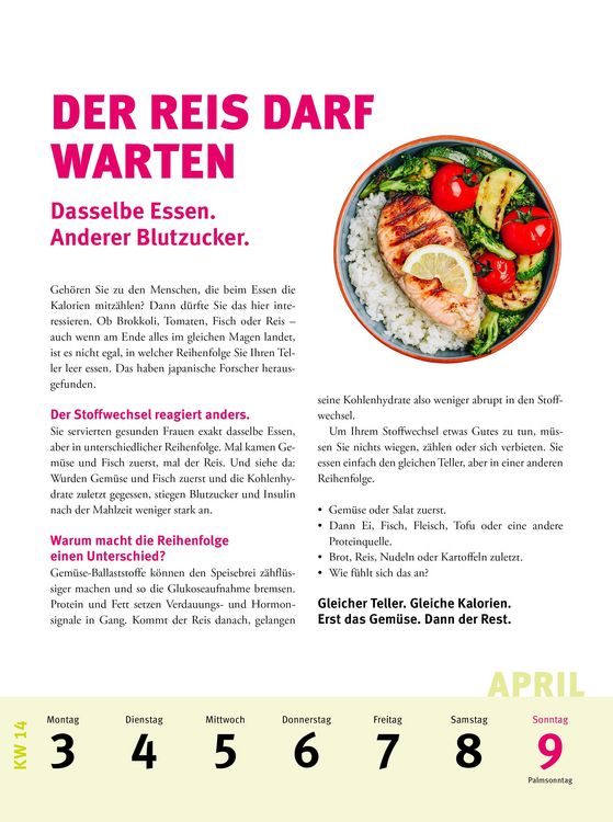 Produktbild: Fit und gesund durchs Jahr &ndash; Der Strunz-Wochenkalender 2028