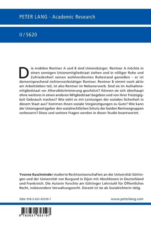 Produktbild: Der sozialrechtliche Schutz von Rentnern im europ&auml;ischen Sekund&auml;rrecht