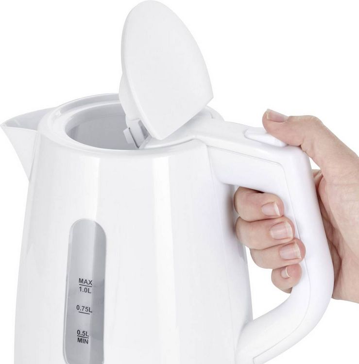 Produktbild: Severin WK 3411 Wasserkocher Wei&szlig; Fassungsverm&ouml;gen: 1l