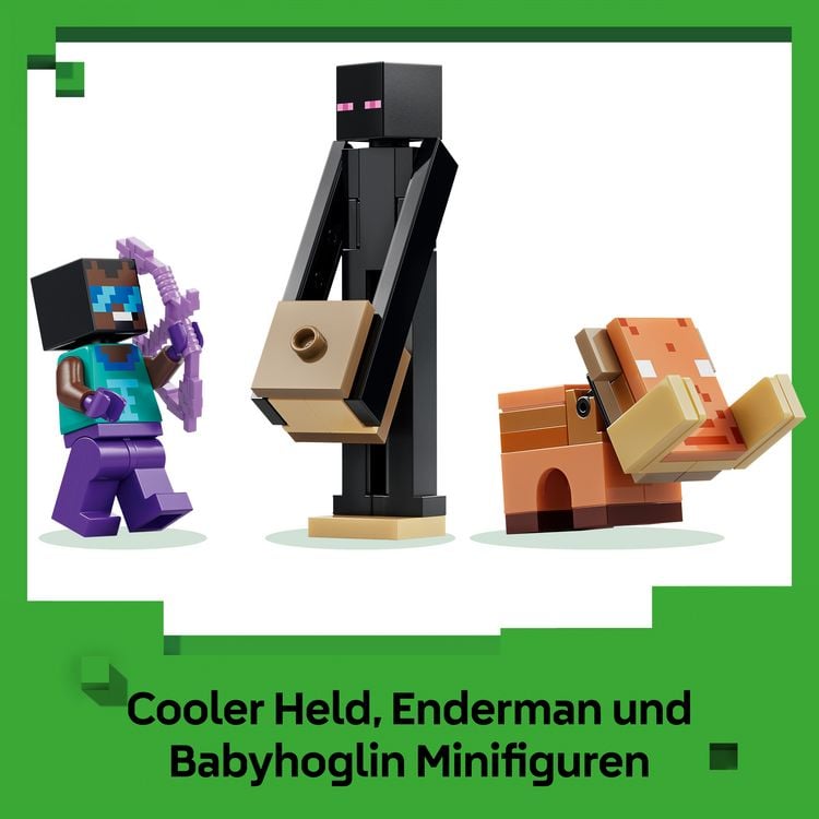 Produktbild: LEGO Minecraft 21584 Reise durch Nether und Endportal, Spielzeug ab 7