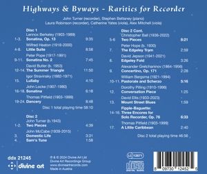 Produktbild: Highways and Byways: Rarities for Recorder