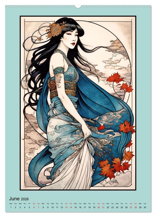 Produktbild: Women's Images of the Belle &Eacute;poque (Wall Calendar 2026 DIN A2 portrait), CALVENDO 12 Month Wall Calendar