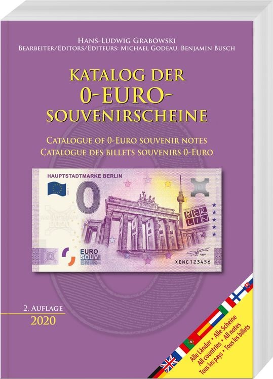 Produktbild: Katalog der 0-Euro-Souvenirscheine