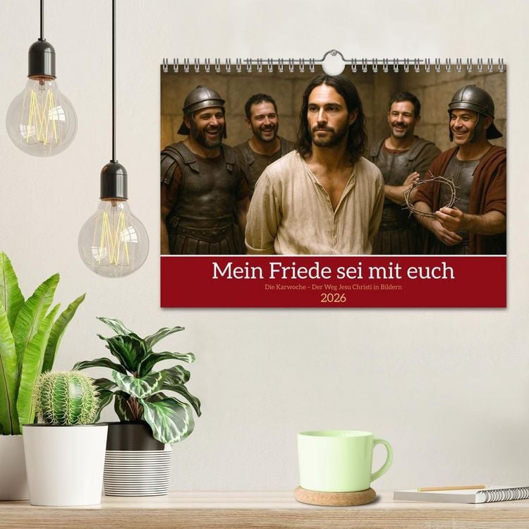 Produktbild: Mein Friede sei mit euch (Wandkalender 2026 DIN A4 quer), CALVENDO Monatskalender