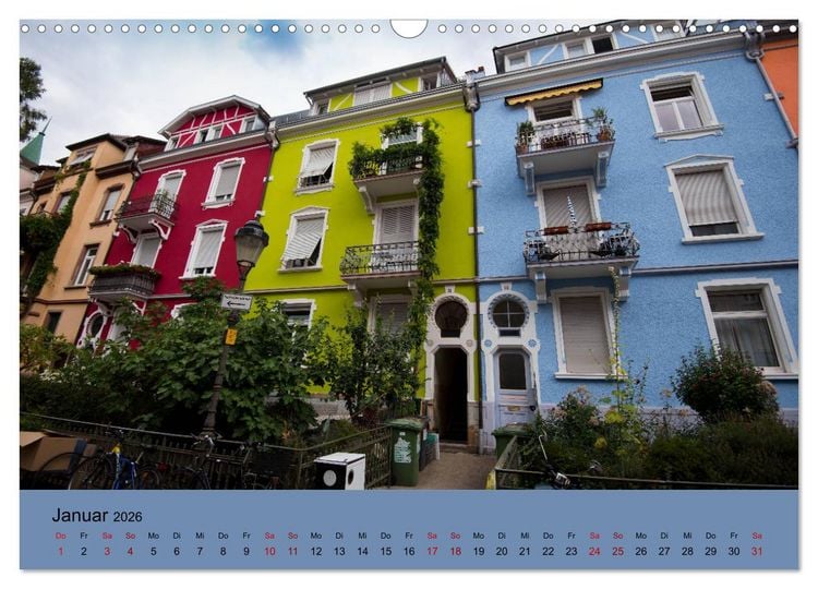 Produktbild: Wundervolles Freiburg (Wandkalender 2026 DIN A3 quer), CALVENDO Monatskalender