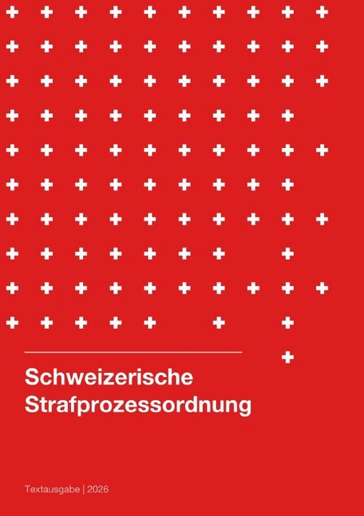 Produktbild: Schweizerische Strafprozessordnung 2026