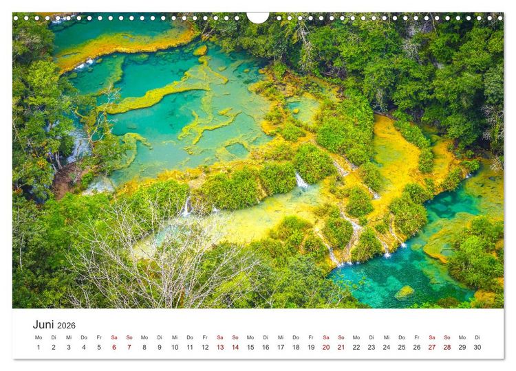 Produktbild: Kunterbuntes Guatemala (Wandkalender 2026 DIN A3 quer), CALVENDO Monatskalender