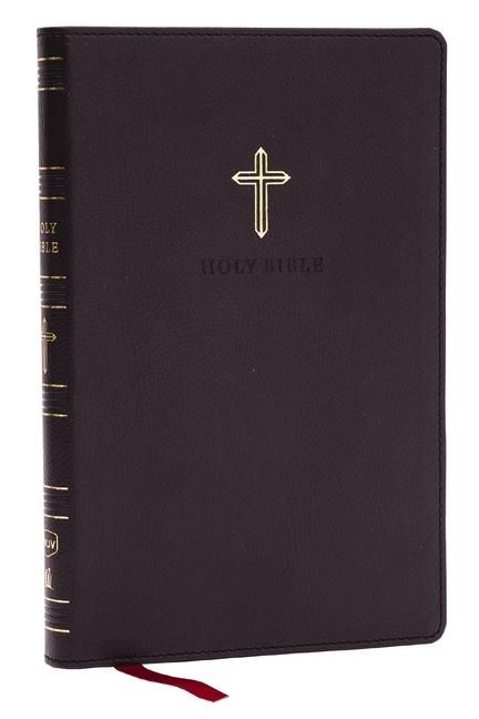 Produktbild: NKJV Holy Bible, Ultra Thinline, Black Leathersoft, Red Letter, Comfort Print