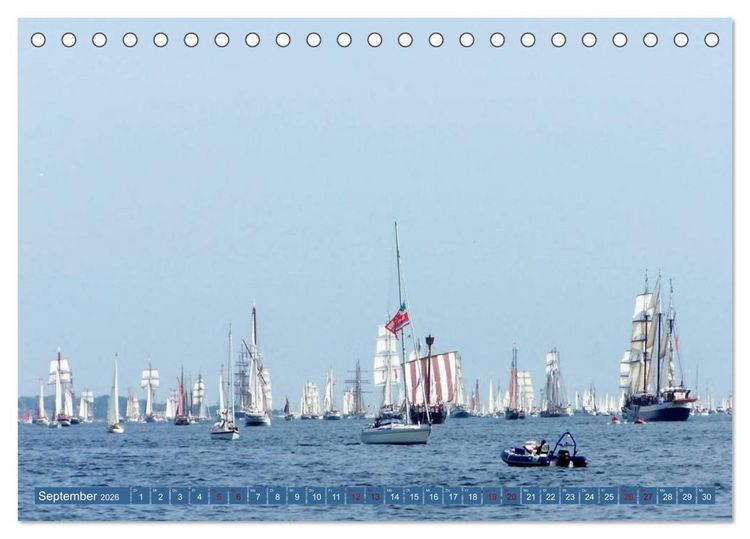 Produktbild: Maritimer K&uuml;stenzauber (Tischkalender 2026 DIN A5 quer), CALVENDO Monatskalender