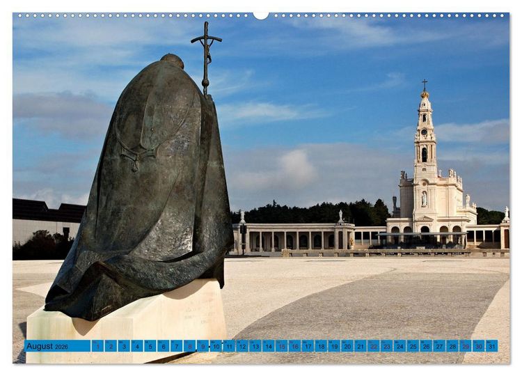 Produktbild: Wallfahrt nach Fatima (Wandkalender 2026 DIN A2 quer), CALVENDO Monatskalender