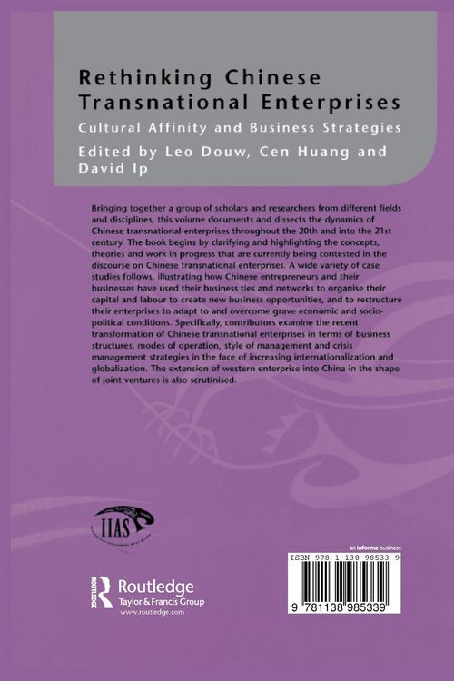 Produktbild: Rethinking Chinese Transnational Enterprises