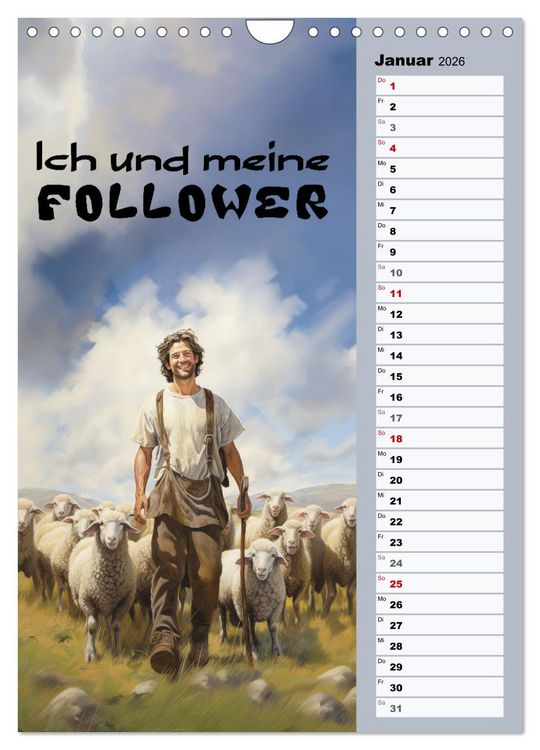 Produktbild: Sch&auml;ferspr&uuml;che (Wandkalender 2026 DIN A4 hoch), CALVENDO Monatskalender