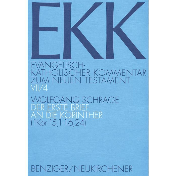 Produktbild: Evangelisch-Katholischer Kommentar zum Neuen Testament (EKK) / Der erste Brief an die Korinther