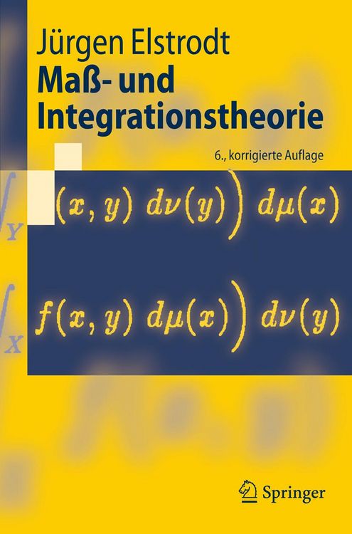 Produktbild: Ma&szlig;- und Integrationstheorie