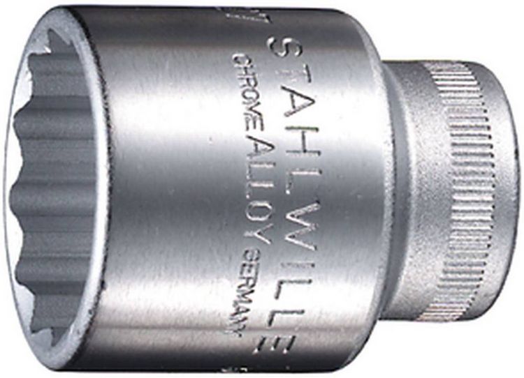 Produktbild: Stahlwille 50 24 03010024 Doppelsechskant Steckschl&uuml;sseleinsatz 24 mm 1/2\" (12.5 mm)